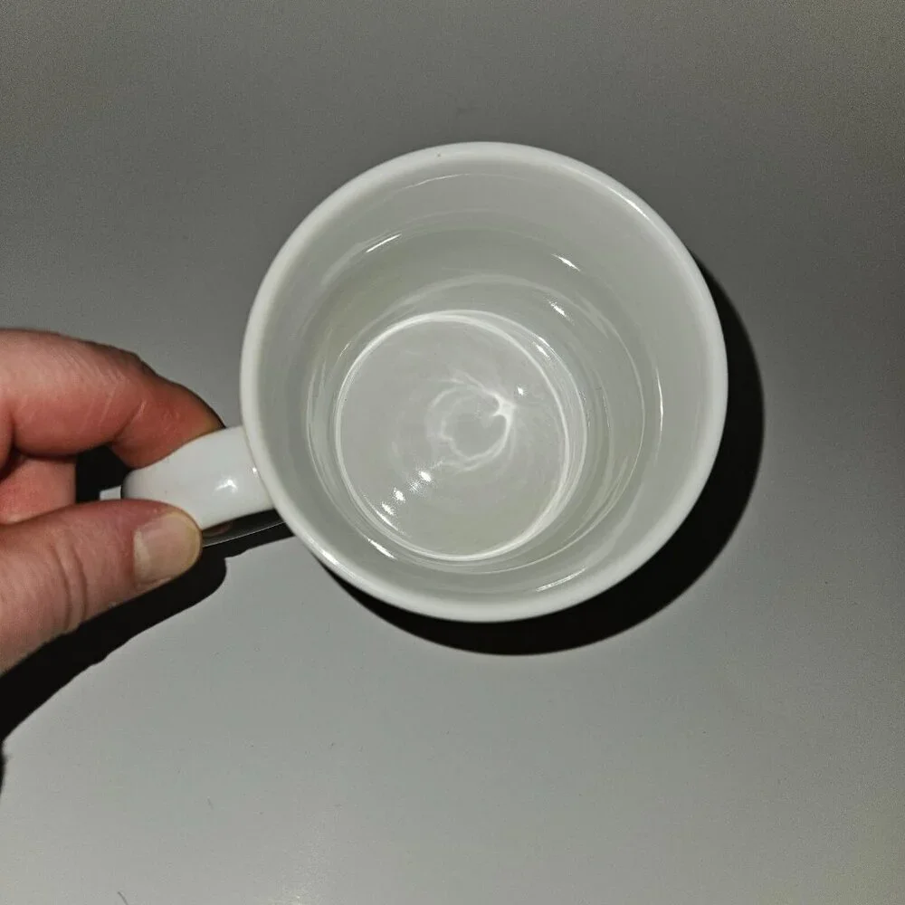 VTG Winnie the Pooh Tigger Pouncing Purple White Mug Cup Disney 1997